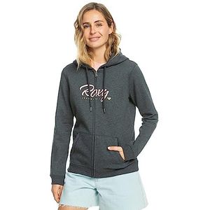 Roxy ITIA Sweatshirt met capuchon met capuchon, onyx heather, M dames, Onyx Heather, M