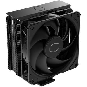 Cooler Master Hyper 212 zwarte CPU-luchtkoeler, SickleFlow 120 Edge Fan, Aluminium bovenklep, 4 koperen warmtepijpen, CryoFuze, 152 mmTall, beugels AMD Ryzen AM5/AM4, Intel LGA1700/1200