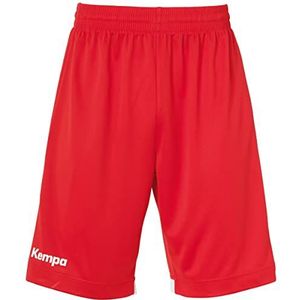 Kempa - Player Long Shorts - Rood-Wit - Sportbroek