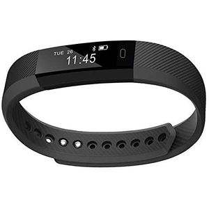 Monkeylectric Unisex Smartwatch FitM-Fitness, Phantom zwart, one size