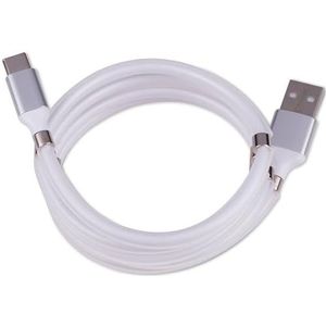 GRUNDIG USB-C-kabel - oplaadkabel - magnetisch - 1 meter - wit