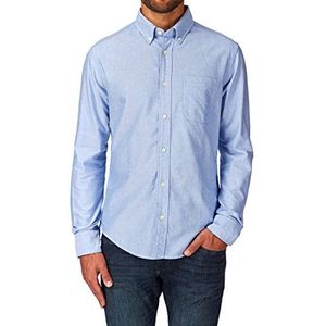 ESPRIT Heren slim fit casual overhemd basic, blauw (pastelblauw)., XXL