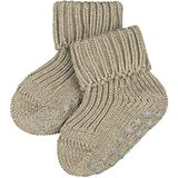 FALKE Uniseks-baby Stopper sokken Catspads Cotton B HP Katoen Noppen op de zool 1 Paar, Beige (Sand Melange 4650), 74-80