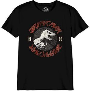Jurassic Park BOJUPAMTS036 T-shirt, zwart, 08 jaar, jongens, zwart., 8 Jaren