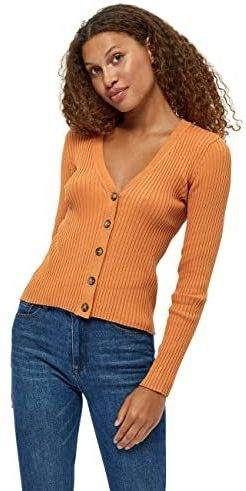 Peppercorn Gebreid vest 'Tana'  oranje