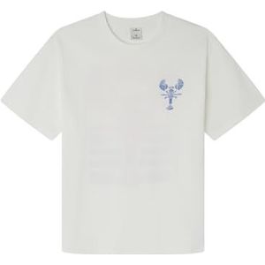 Springfield Heren T-shirt, Ivoor, S