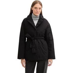 TOM TAILOR Dames 1043846 jas, 14482-Deep Black, XL, 14482 - Deep Black, XL