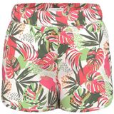 NAME IT Nkfvinaya Shorts voor meisjes, Ffff Noos, Helder wit/print: tropisch, 140 cm