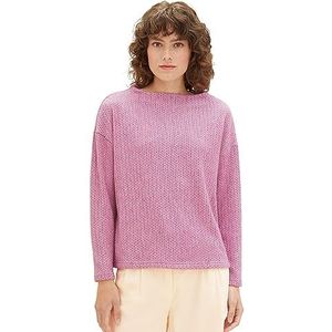 TOM TAILOR Sweatshirt voor dames, 33830 - Mauvy Plum, XL