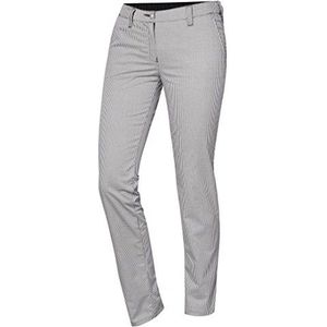 BP 1734-930 chino broek voor dames, 56% polyester, 41% katoen, 3% elastolefine zwart-wit pepita, maat 5n