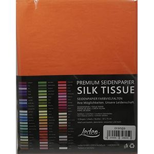 Premium zijdepapier Silk Tissue - 10 vellen (50 x 75 cm) - kleur naar keuze (oranje)