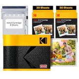 KODAK Mini 3 ERA - Fotoprinter - Geel - 7,6 x 7,6 cm - Inclusief 8 vellen