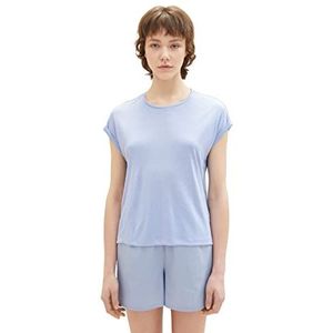 TOM TAILOR Denim Dames 1036534 T-shirt, 12819-Parisienne Blue, XXL, 12819 - Parisienne Blue, XXL