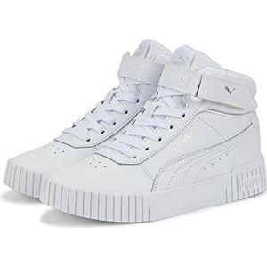 PUMA Carina 2.0 Mid Jr Sneaker voor meisjes, Wit, 35.5 EU