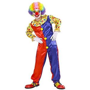 Widmann 95456 - kinderkostuum clown, harlekijn, themafeest, carnaval