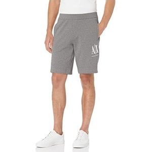 Armani Exchange - French Terry Shorts - Grijs - Korte Broeken