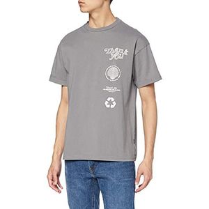 Dr Denim Trooper Tee T-shirt voor heren, mineraal hergebruik, XS, Mineraal hergebruik, XS