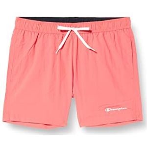 Champion Legacy Beachshorts AC Small Logo zwembroek shorts, roze cyclamino, S voor heren