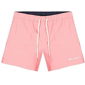 Champion Legacy AC Small Logo zwemshorts voor heren, Roze cyclamen, S