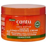 Cantu Shea Natural Leave In Conditioning Cream, per stuk verpakt (1 x 340 g)