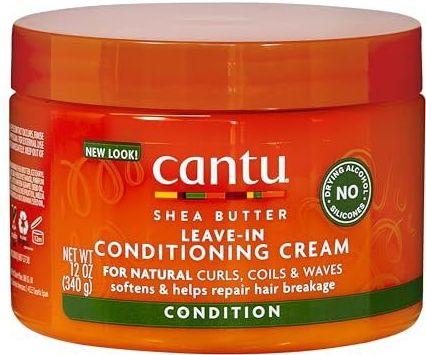 Cantu Shea Natural Leave In Conditioning Cream, per stuk verpakt (1 x 340 g)