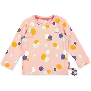 Sigikid Shirt met lange mouwen, Roze met kleurrijke stippen, 98 cm