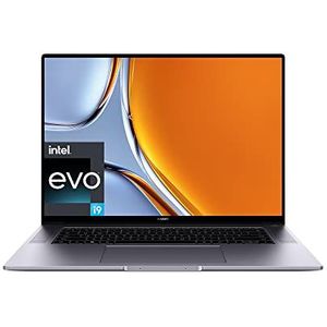 Huawei MateBook 16s 53013DSE laptop Intel® Core™ i9 i9-12900H 40,6 cm (16") 16 GB LPDDR5-SDRAM 1 TB SSD Wi-Fi 6E (802.11ax) Windows 11 Home Roestvrijstaal