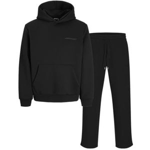 JACK & JONES Jcofusion Scuba Sweat Hood Set, zwart, XXL