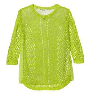 Guess Unisex Ls sweater jurk voor kinderen, limoen, 128 cm