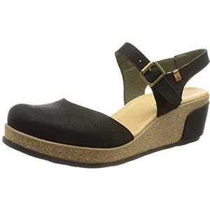 El Naturalista Dames N5001 Pleasant sandalen met sluiting aan de achterkant, zwart, 39 EU