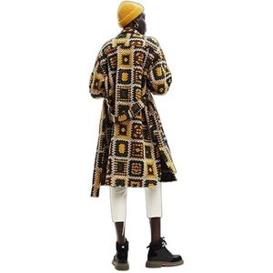 Desigual Overcoat voor dames, geel, M