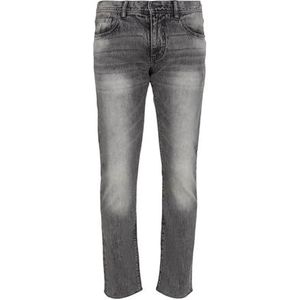 Armani Exchange Slim lichtgrijze jeans van comfortabele stof voor heren, Grijs, 38W