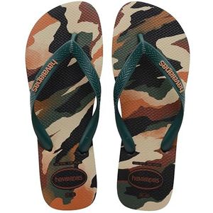 Havaianas Top Camu, Flip Flop Heren, Zwart Pantanal Groen, 43/44 EU