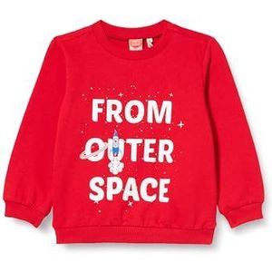 Koton Babyboy Bedrukt Sweatshirt Brushed Interior Long Sleeve Crew Neck, rood (420), 12-18 maanden
