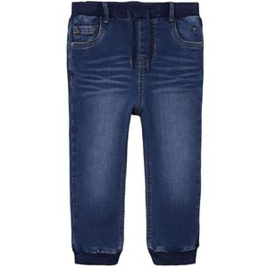 Bestseller A/s NMMBEN Baggy R Fleece Jeans 8544-AN P, blauw (medium blue denim), 104 cm