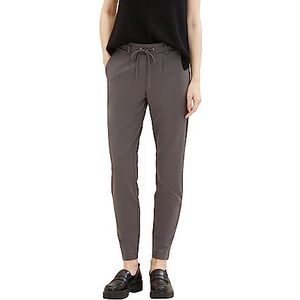 TOM TAILOR 1008375 Jersey loose fit broek dames,32251 - Dark Mineral Grey,32W / 32L