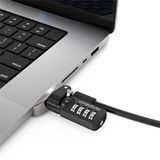 Compulocks - Beveiligingsadapter ""DE LEGDE"" voor MacBook Pro M1/M2 16"", met combi-beveiligingskabel