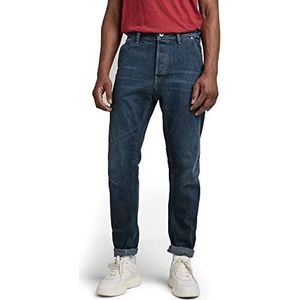 G-STAR RAW Grip 3d Relaxed Tapered Jeans heren, blauw (Worn in Deep Teal D243-d325), 33W / 32L
