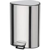 Joseph Joseph EasyStore Luxe Roestvrijstalen pedaalemmer 5 liter met vuilniszakken opslag, zacht sluitend deksel, verwijderbare binnenemmer, voor badkamer, slaapkamer, kantoor