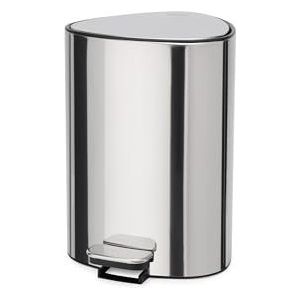 Joseph Joseph - EasyStore Luxe Prullenbak met Pedaal 5 liter - Roestvast Staal - Zilver