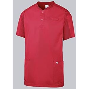 BP 1739-435-188-M uniseks vrijetijdstuniek, 1/2 mouwen, piqué-inzetstukken en arm-lift-systeem, 180,00 g/m² stofmix, koraal, M