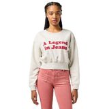 Wrangler - Relaxed Sweatshirt - Katoenblend - Casual Look - Ronde Hals