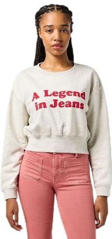 Wrangler - Relaxed Sweatshirt - Katoenblend - Casual Look - Ronde Hals