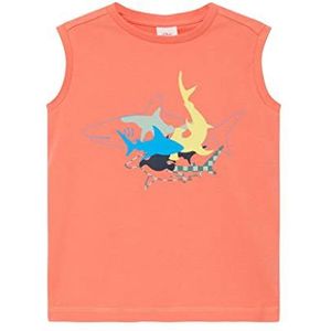 s.Oliver Junior Boy's 2130683 T-shirt, mouwloos, oranje 2350, 116/122, Oranje 2350, 116/122 cm