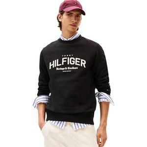 TOMMY HILFIGER Sweatshirt  zwart / wolwit