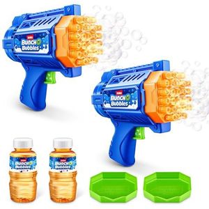 Bunch O Bubbles Medium Gemotoriseerde Dip Bubble Blaster 2 Pack, Automatische Bubble Machine voor Kinderen, Tieners en Volwassenen, Perfect voor Zomer Outdoor Plezier of Feest (2 Pack)