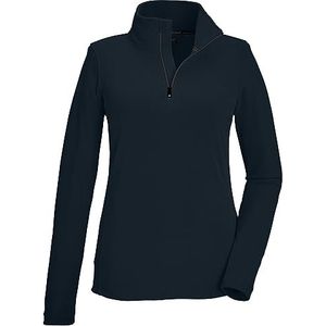 Killtec Dames Fleece Shirt met opstaande kraag en ritssluiting KSW 101 WMN FLC SHRT, Petrol, 46, 40880-000