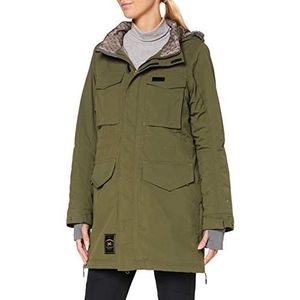 L1 Ranger Organizer voor dames, functionele snowboardjas, 2 lagen, warme parasoljas met handmanchetten in streetstyle