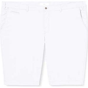 BRAX Bari-shorts voor heren in stijl Bermuda's in Sportiver Chino-Optik, Wit (Wit 99), 42