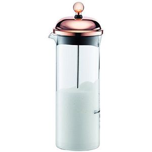 Bodum Chambord Melkopschuimer (handmatig opschuimen, 0,15 liter) koper, Rich Copper